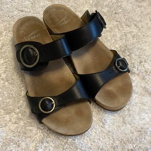 Dansko sandals black